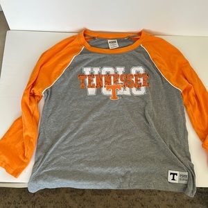 Pink Collegiate Tennessee Sequined Shirt L